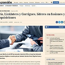 Ura, Linklaters y Garrigues, lderes en fusiones y adquisiciones